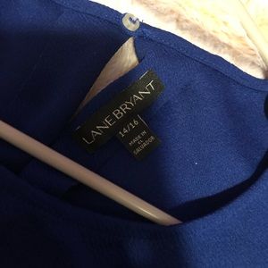Lane Bryant Tops - Lane Bryant Blue Big Sleeved Shirt Lane Bryant Tops - Lane Bryant Blue Big Sleeved Shirt